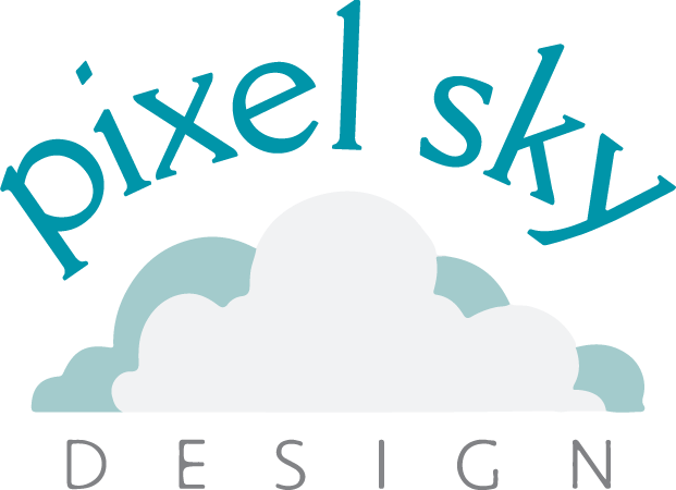 Pixel Sky Design Logo